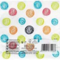 Servilletas de Papel Decorado con Garabatos Colorínes, 33x33 Cm, Paquete 20 Uds