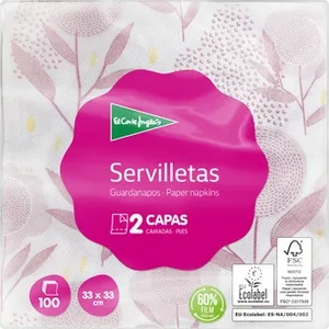 Servilletas Decoradas 2 Capas 33x33 Cm el Corte Ingles