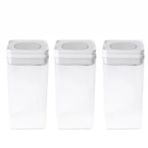Set 3 Botes Cuadrados  20 Cm Carrefour Home