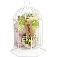 Set Baño Cesta Natural Oil 4 Piezas Idc, Pack 1 Ud.