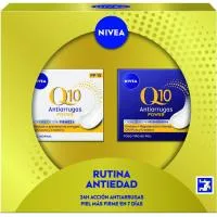 Set Rutina Antiedad Crema de Día+noche Nivea Q10, 1 Ud