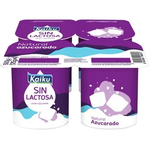 Sin Lactosa Natural Azucarado Pack 4 Kaiku
