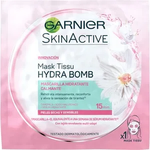 Skin Active Mascarilla Facial Hydra Bomb Calmante para Pieles Secas y Sensibles Rehidrata Reconforta y Alivia la Sensación de Tirantez Garnier