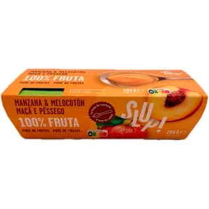 Slup! Crema de Fruta de Manzana y Melocotón 2 X 100 G. 200 G