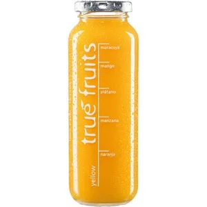 Smothie Amarillo Maracuyá, Mango, Plátano, Manzana y Naranja True Fruits 250 ML