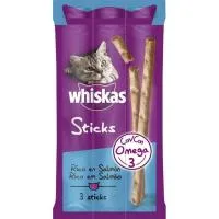 Snack de Salmón para Gato Whiskas, Paquete 18 G