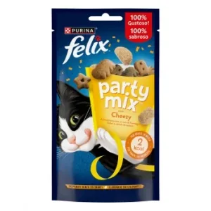 Snack para Gato Purina Felix Party Mix Cheezy 60 G