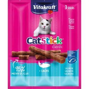 Snack para Gatos Mini Salmón Pack 3 u
