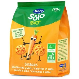 Snack Zanahorias y Maíz Solo Eco 40 Gr
