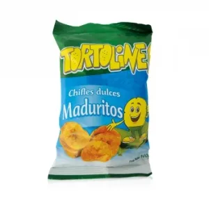 Snacks de Chifles Hojuelas de Plátanos Maduritos Tortolines 100 G.