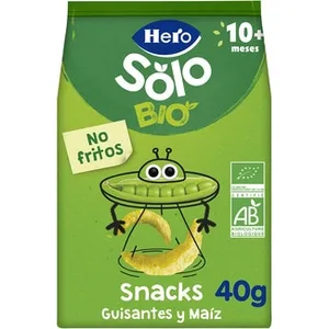 Snacks de Guisantes y Maíz Ecológicos desde 10 Meses Hero Solo
