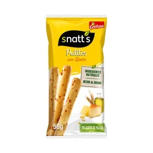 Snatt"s Palitos de Cereales con Queso Bolsa 56 G