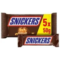Chocolatina Snickers, Pack 5x50 G