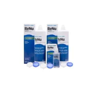 Solución Única Multiplus Bausch + Lomb Pack de 2 Unidades de 500 Ml + Solución 60 Ml.