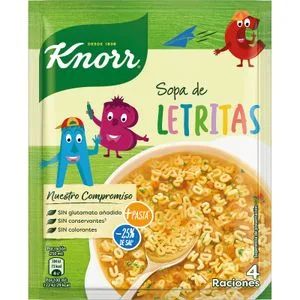 Sopa de Letritas sobre 82 Gr