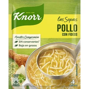 Sopa de Pollo con Fideos Knorr