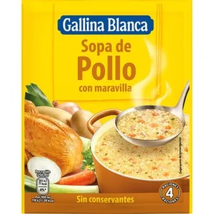 Sopa de Pollo con Maravilla  Gallina Blanca 85 G