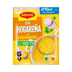 Maggi Sopa Hogareña con Pasta Maravilla sobre de 78 G.