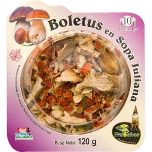 Sopa Juliana con Boletus Frutobos