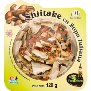Sopa Juliana con Shiitake Frutobos