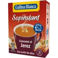 Sopinstant al Jerez con Picatostes Gallina Blanca, Caja 46,5 G
