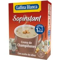 Sopinstant de Champiñones Gallina Blanca, Caja 58,5 G