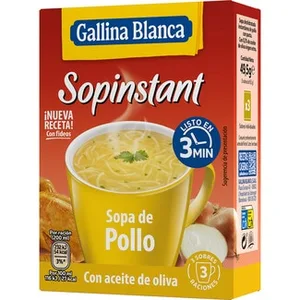 Sopinstant Sopa de Pollo Pack 3  Gallina Blanca 39 G