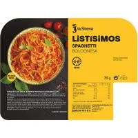Spagheti a la Bolognesa la Sirena, Bandeja 350 G