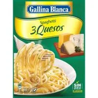 Spaghetti 3 Quesos Gallina Blanca, sobre 175 G