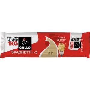 Spaguetti Nº3 Paquete 1 Kg