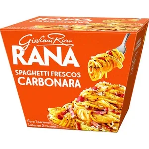 Spaguettis a la Carbonara 1 Ración  Giovanni Rana 357 G