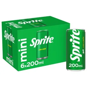 Sprite Refresco con Sabor a Lima Limón Pack 6 Latas X 200 Ml. 1200 ML
