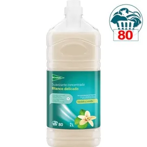 Suavizante Concentrado Blanco Delicado Sándalo y Vainilla 80 Dosis con Microcápsulas de Fragancia el Corte Ingles 2 L