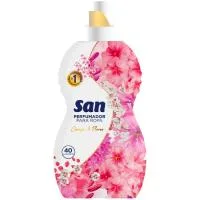 Suavizante Perfumador de Flores San, Botella 40 Dosis