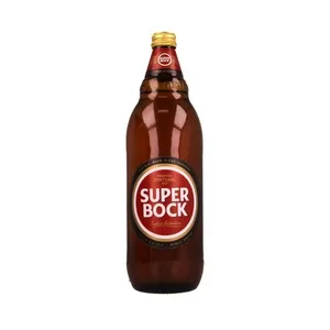 Super Bock Original  Cerveza Rubia Portuguesa 1 Litro 1000 ML