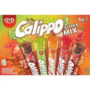 Super Mix Helados Varios Sabores sin Gluten 5 Unidades Calippo 525 ML