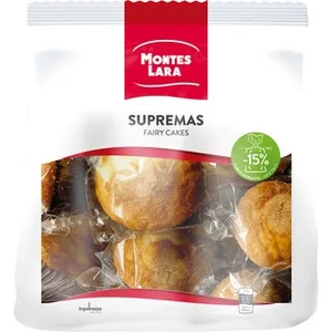 Magdalenas Supremas Envasadas Individualmente 8 Unidades Montes Lara