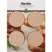 Surtido de Paté Superior Martiko, Pack 4x75 G