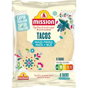 Tacos Street 8 Unidades  Mission 200 G