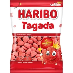 Tagada Caramelos de Goma con Sabor a Fresa  Haribo 200 G