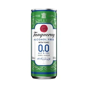 Tanqueray 0.0 Combinado (gin & Tonic) Bebida  sin Alcohol Tipo Gin + Tónica Lata 25 Cl. 250 ML