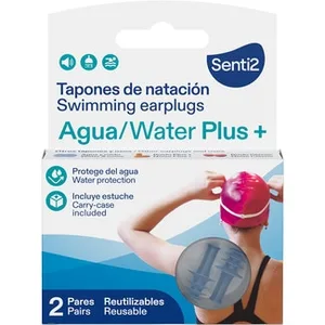 Tapones de Natación Reutilizables Agua/water Plus+ Senti2