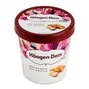 Helado de Vainilla-nuez de Macadamia Haagen Dazs, Tarrina 400 G
