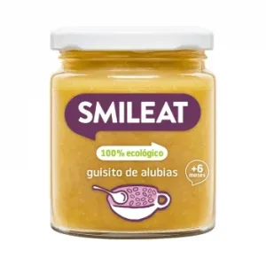 Tarrito de Guisito de Alubias desde 6 Meses Ecológico Smileat sin Gluten 230 G.
