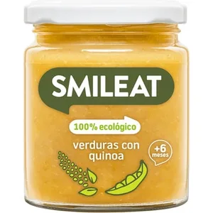 Tarrito de Verduras con Quinoa 100% Ecológico sin Gluten desde 6 Meses Smileat