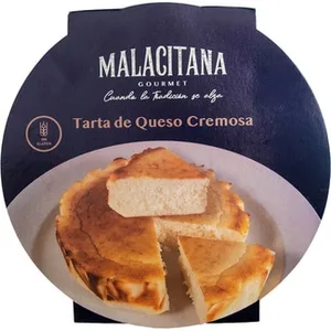 Tarta de Queso Cremosa sin Gluten Malacitana