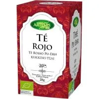 Té Rojo Bio Pu Erh Artemisbio, Caja 28 G