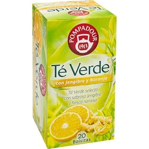 Té Verde con Jengibre y Naranja Pompadour