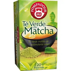 Té Verde Pompadour, Caja 20 Sobres