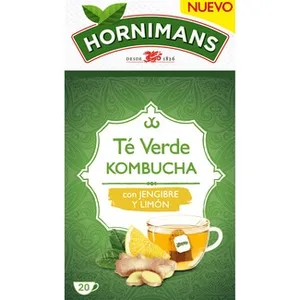 Té Verde Kombucha con Jengibre y Limón Hornimans
